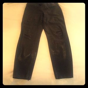 Zara faux leather pants